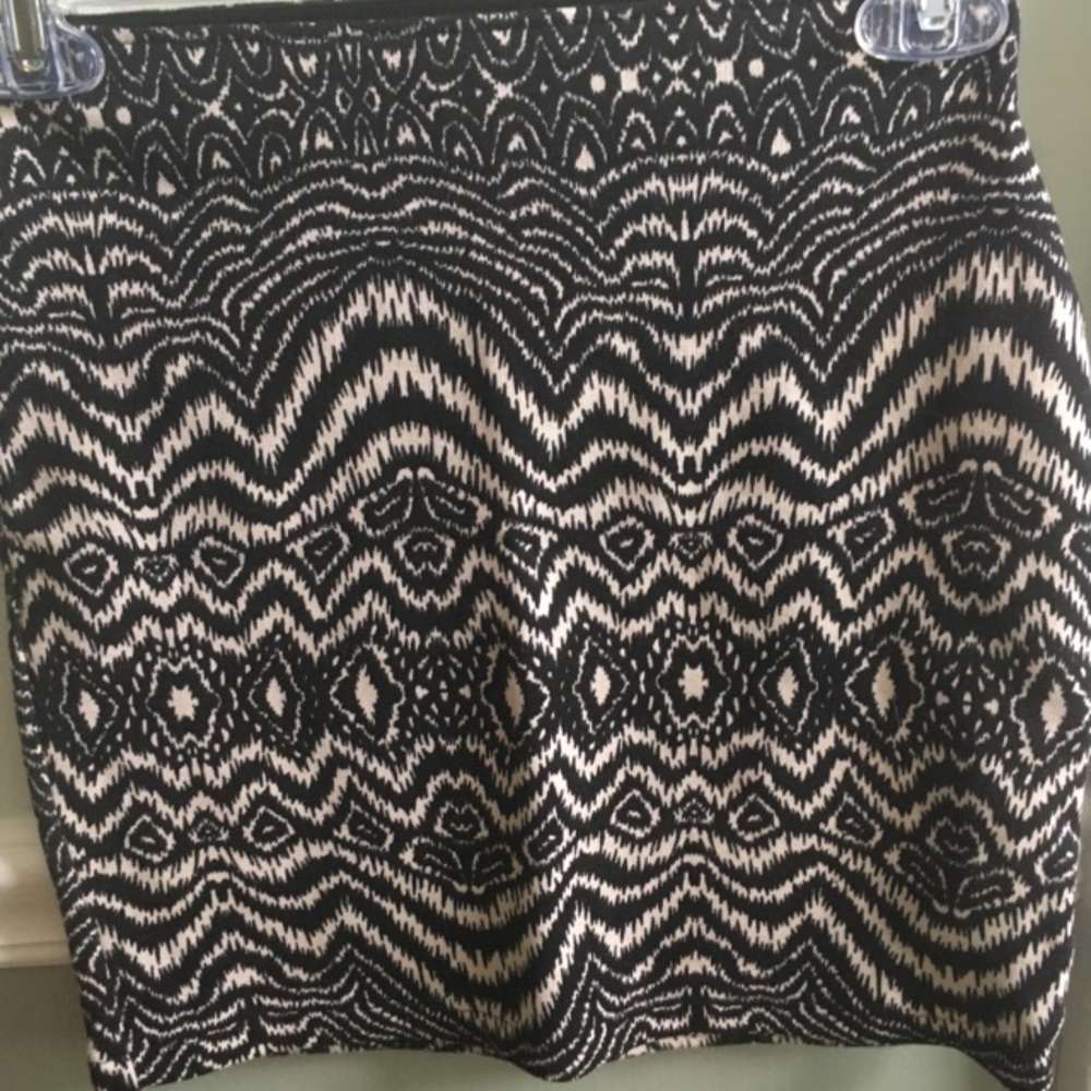 Printed mini skirt